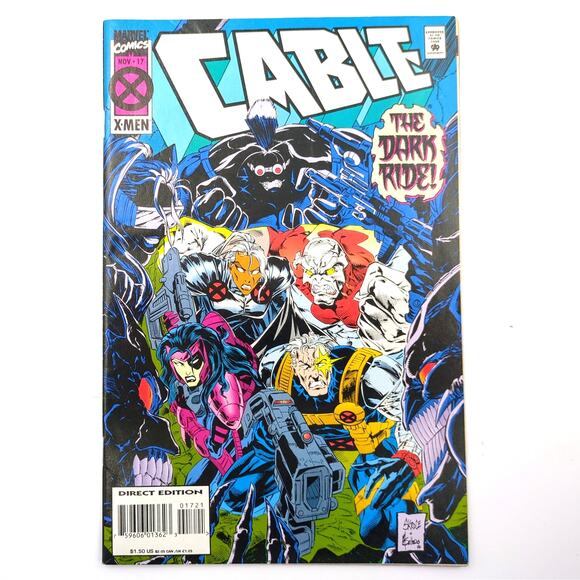 Marvel Comics Lot Cable from X-Men X-Force 6 7 8 10 14 17 1993 1994 VF+ - Picture 8 of 8